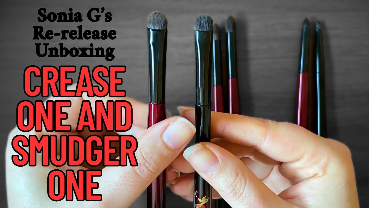 Sonia G's Re-Released Crease One and Smudger One Unboxing, Thoughts on My Wayne Goss Wish List