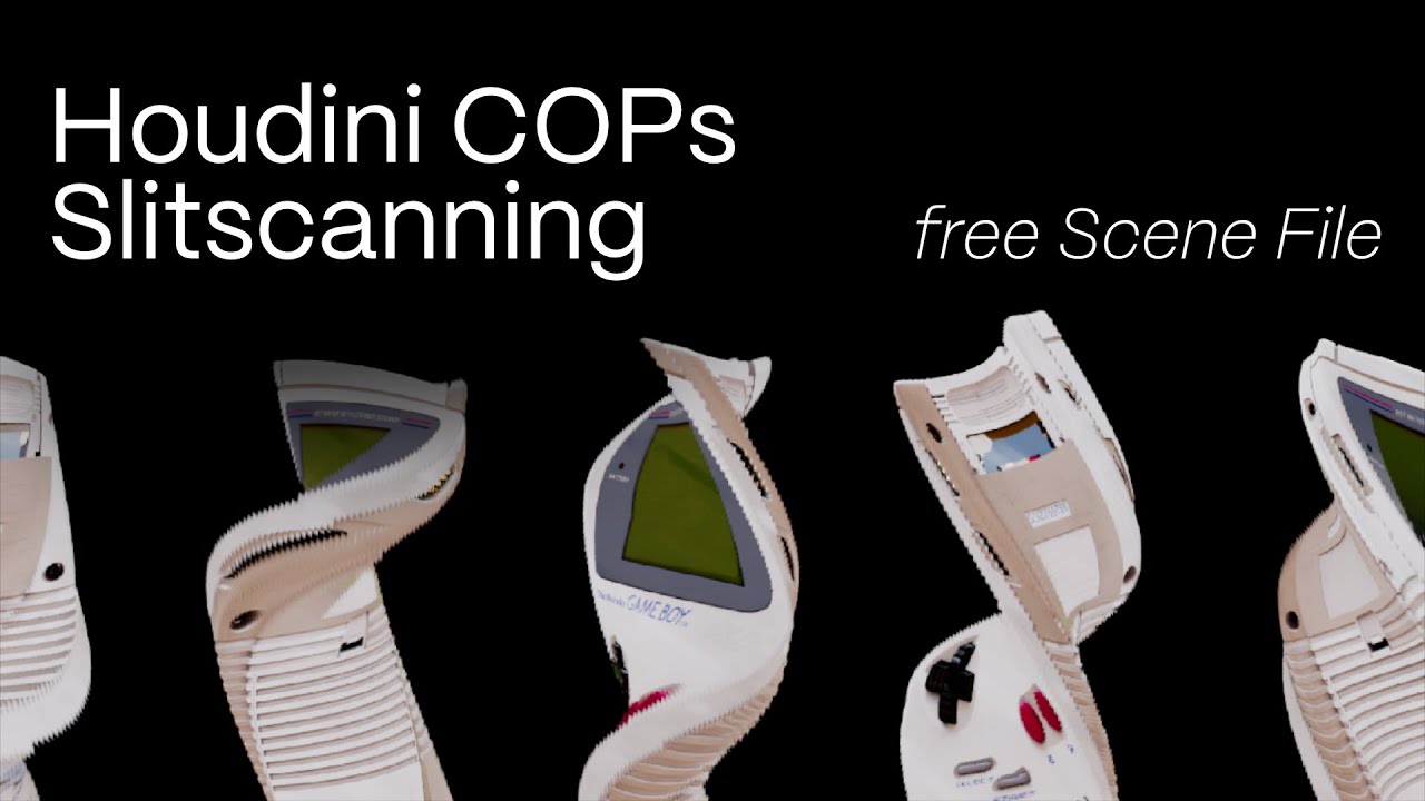 Slitscan Time-Warping in Houdini COPs