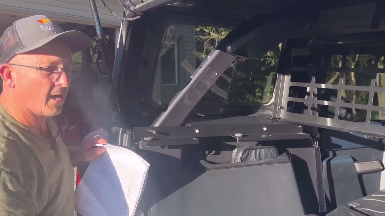 Broaddict's Amazing Interior Cargo Rack. Versatility at its finest!