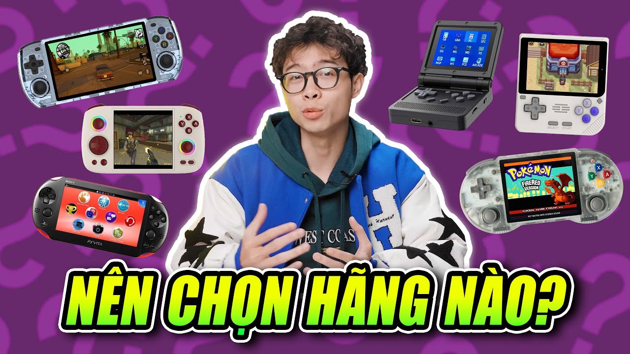 Tìm Retro Handheld thì nên chọn HÃNG nào? Hướng dẫn chọn mua máy chơi game