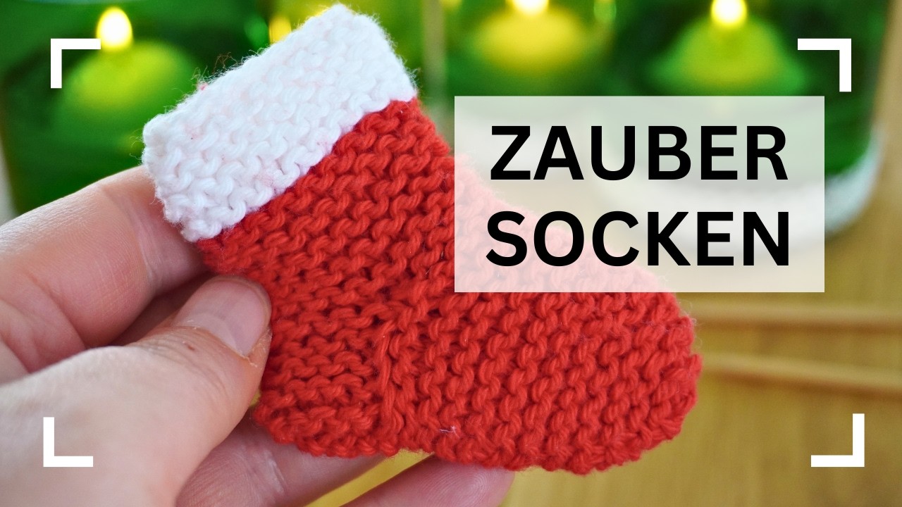 MINI SOCKEN STRICKEN | rechte Maschen  | Anleitung (nicht nur) für Anfänger