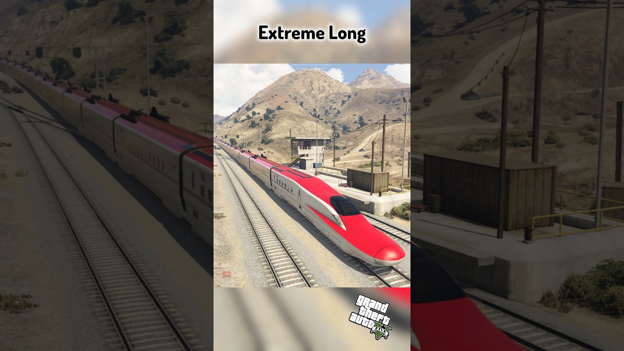 GTA 5 Bullet Train Mod #gta #gtav #gaming