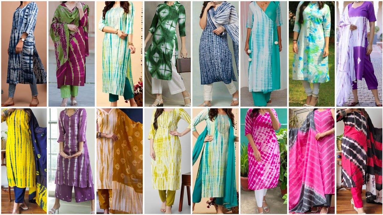2026 main Trending Hai Tie Dye Printed Kurti Design Ideas for Girls 