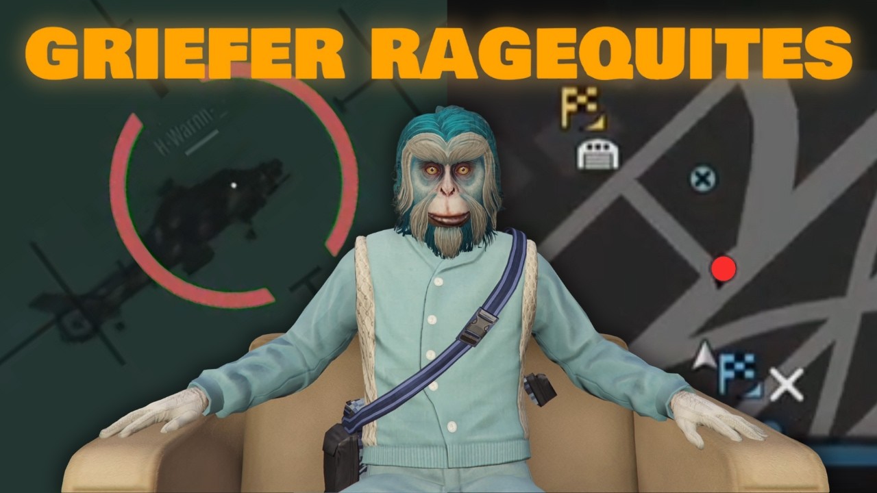 I Make This Griefer Ragequit after He Thought he could get some Easy Kills - GTA Online