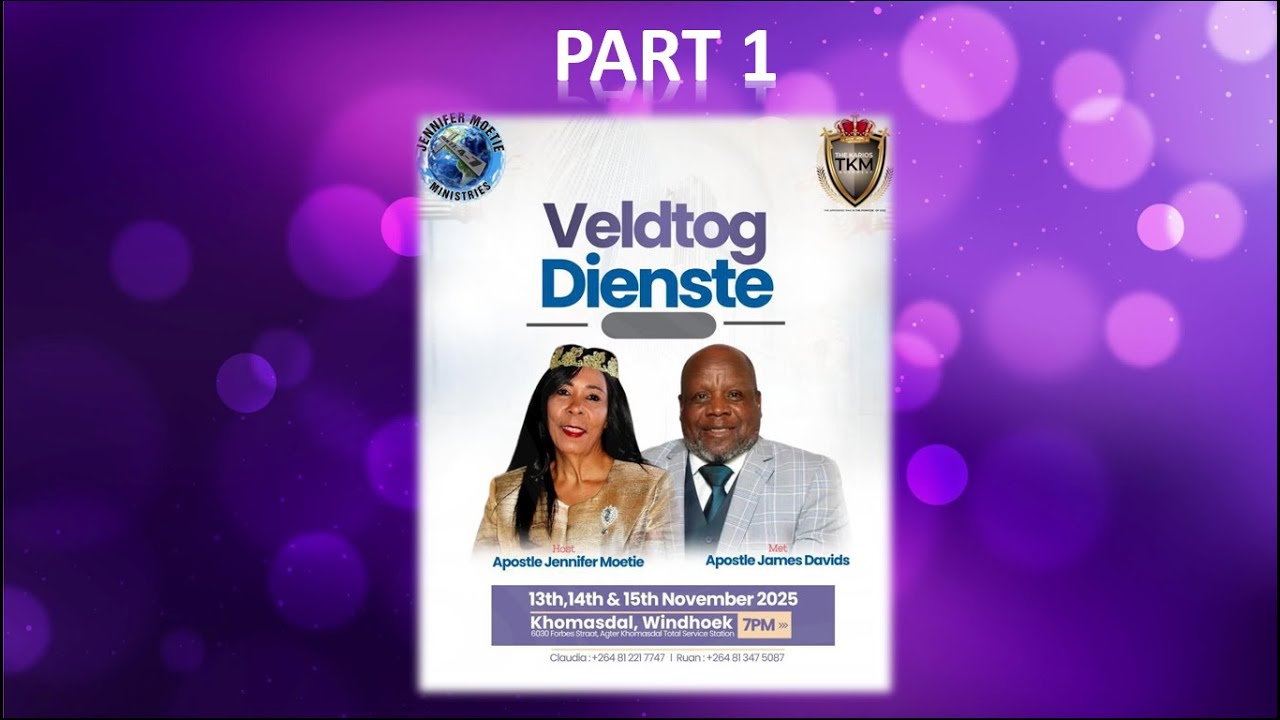 Veldtog Dienste (Part 1) | Apostle Jennifer Moetie and Apostle James Davids