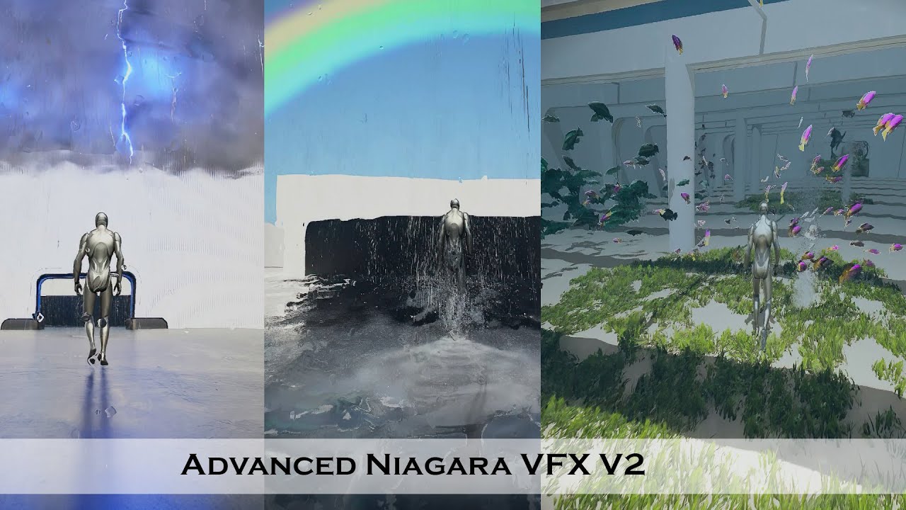 Niagara Environment VFX V2-New Features-Unreal Engine (UE5)