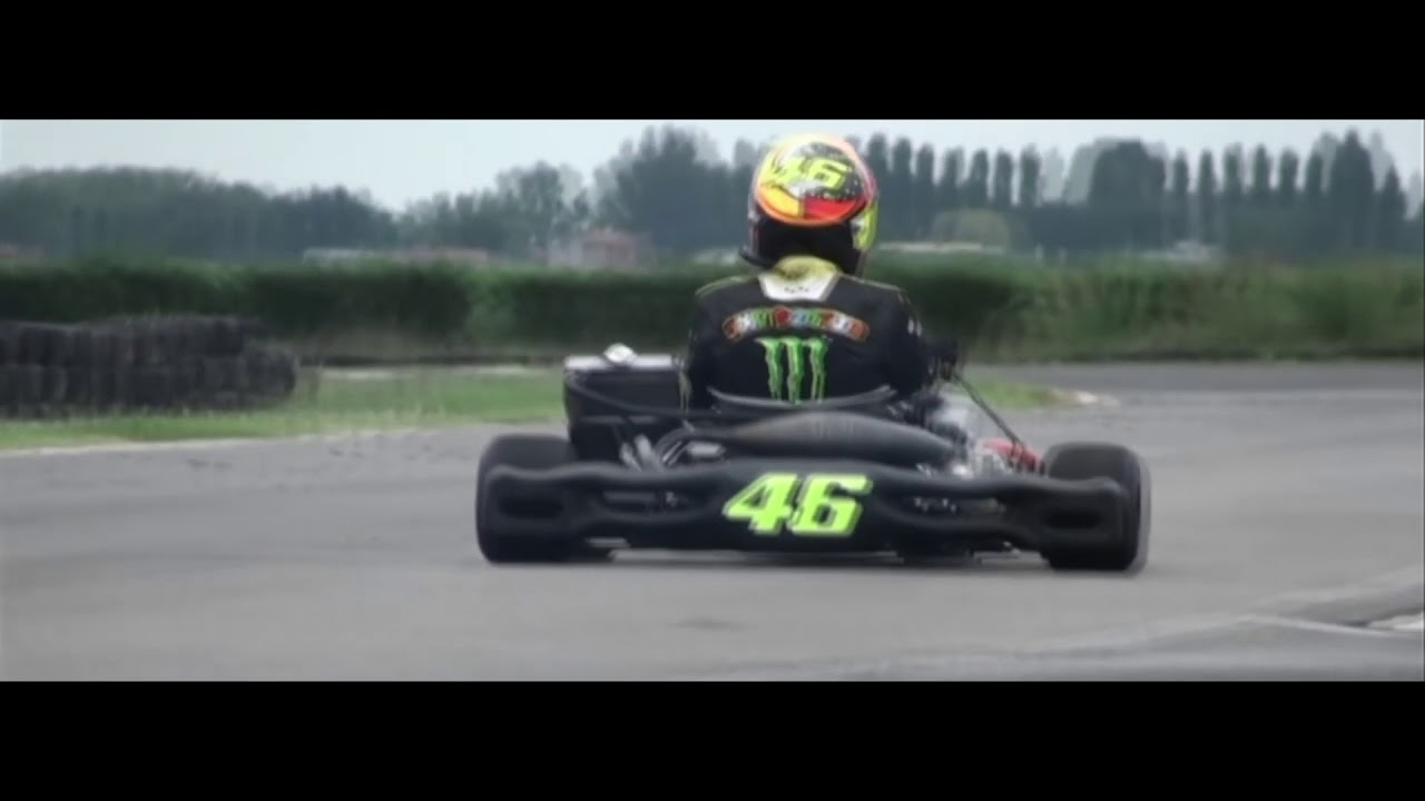 Go-Karting valentino rossi with VR46 riders academy