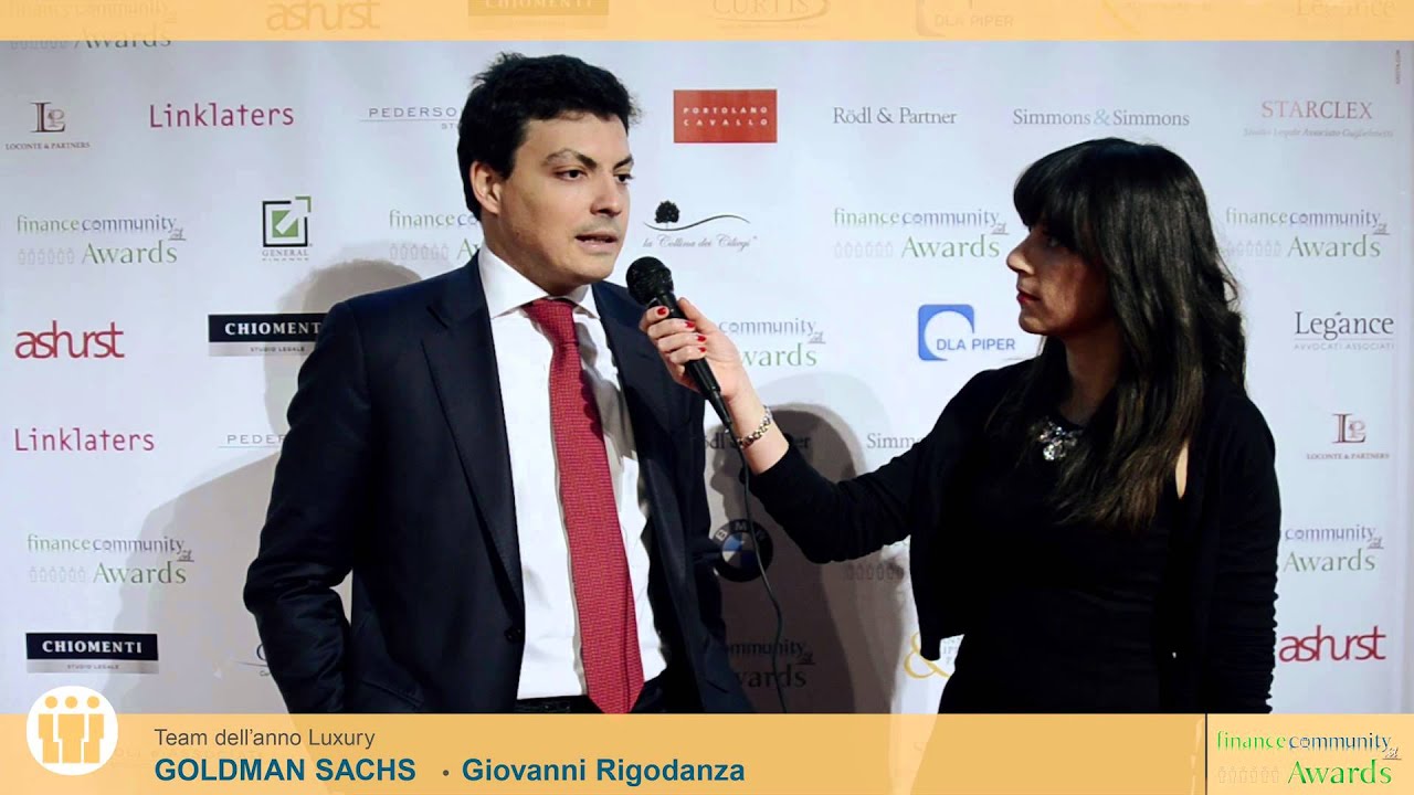 Giovanni Rigodanza - Financecommunity Awards 2015 by financecommunity.it