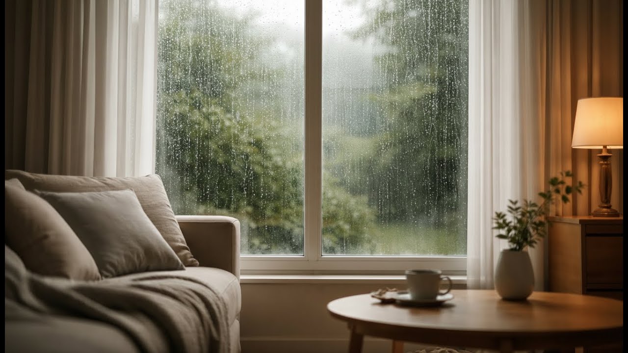 Calm Rain by the Window | Peaceful Relaxation