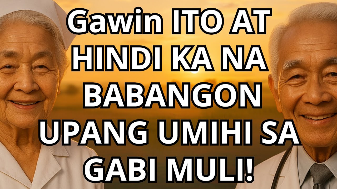 Hindi Tubig ang Problema! 3 Simpleng Hakbang Para Tulog Buong Gabi