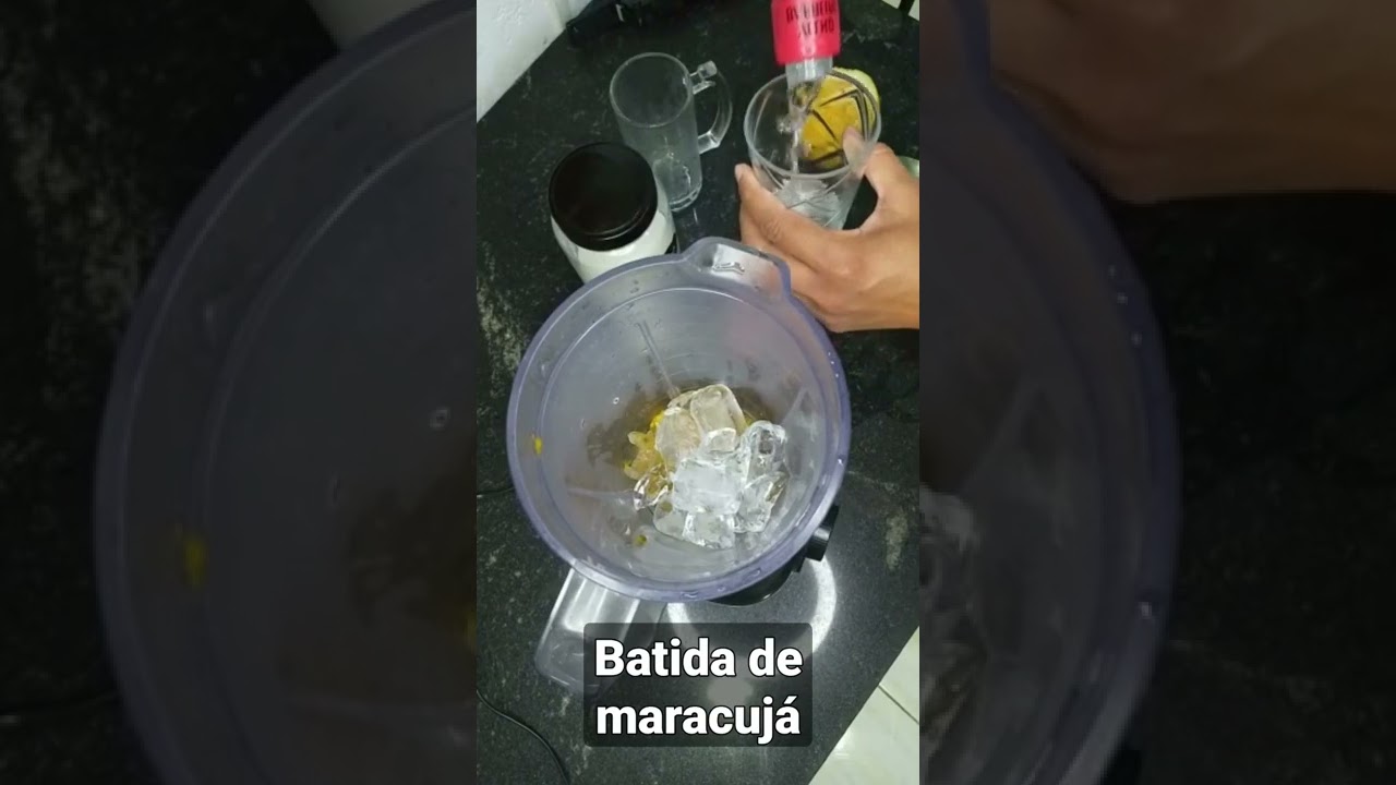 BATIDA DE MARACUJ&Aacute; COM VELHO BARREIRO🍹