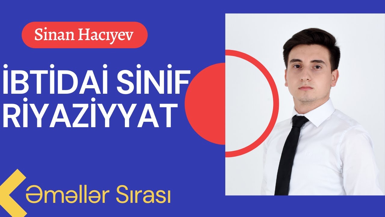İbtidai Sinif MİQ və SERTİFİKASİYA-Əməllər Sırası (Mövzu İzahı)