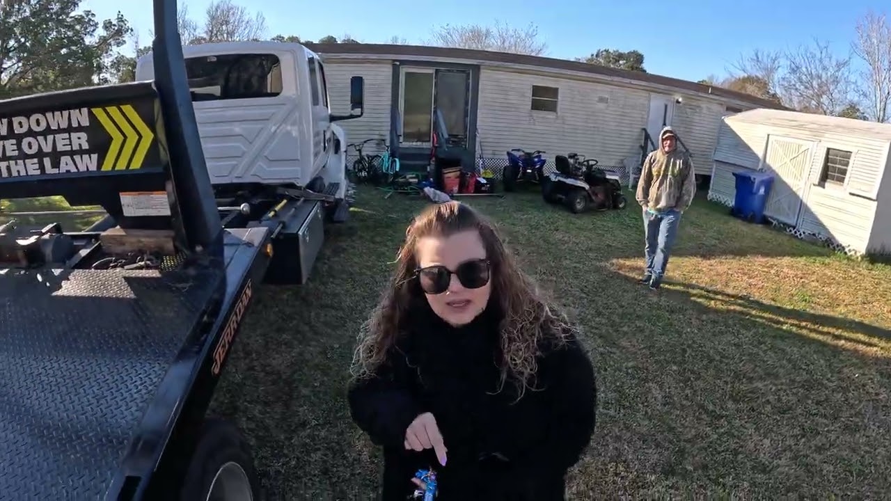 Towing a shed 
