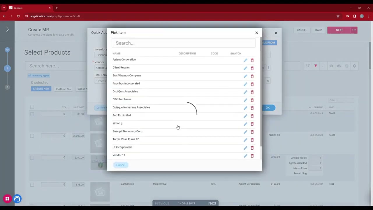 Inventory - Creating Master SKU Templates