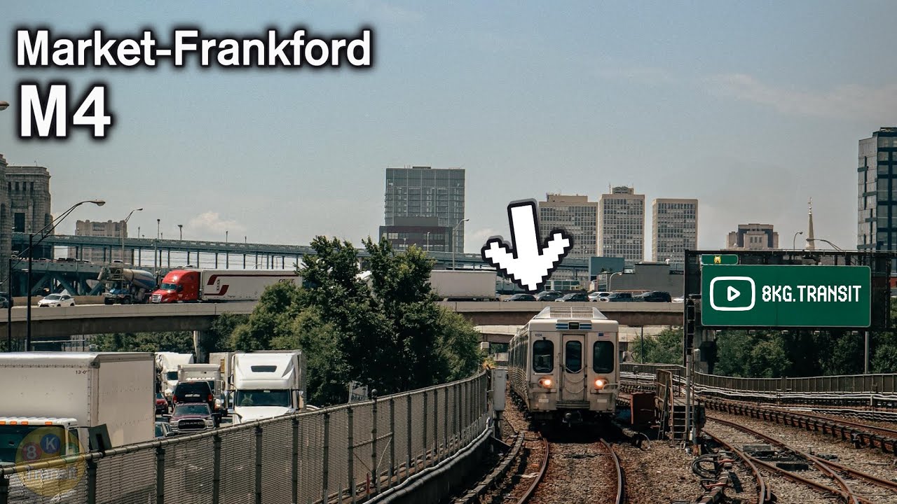 SEPTA: Market Frankford Line M4 onboard ride Spring Garden to Drexel Station at 30 St