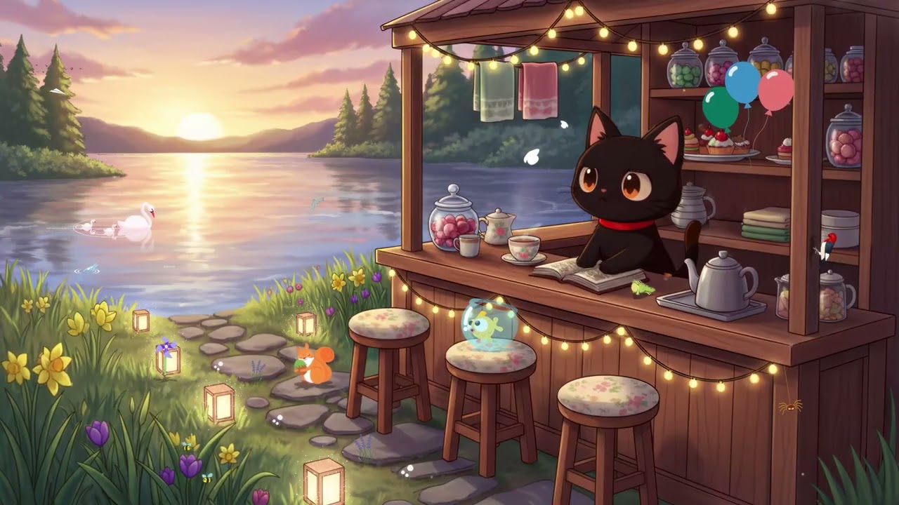 Relaxing Cat Lofi Mix ☕ Relaxing Lofi Music to Sleep, Chill 🐱 Relaxing Lofi Music to Sleep