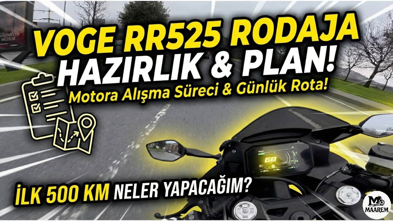 Rodaj Öncesi Ne Yapıyorum? | Yeni Motorla Alışma Sürecim | 525RR