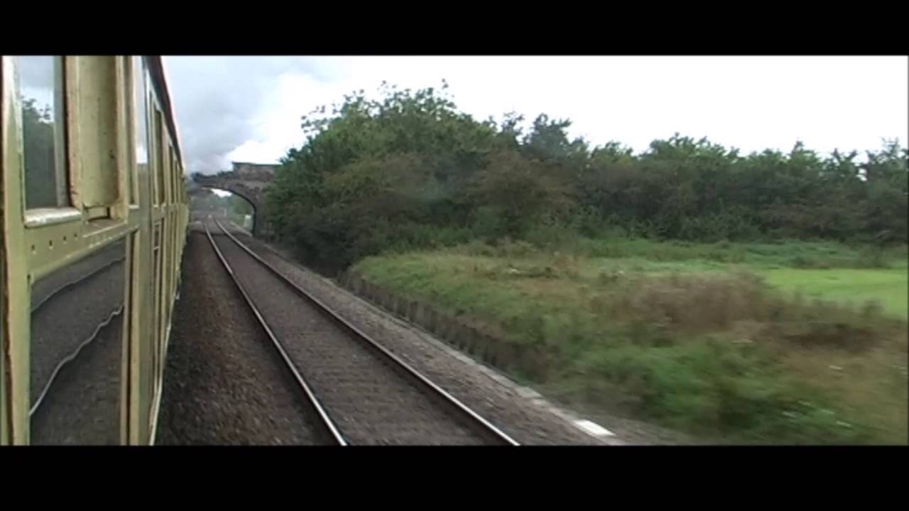 FULL Route! Trowbridge to Westbury Travelling behind STEAM TRAIN A4 Bittern 4464