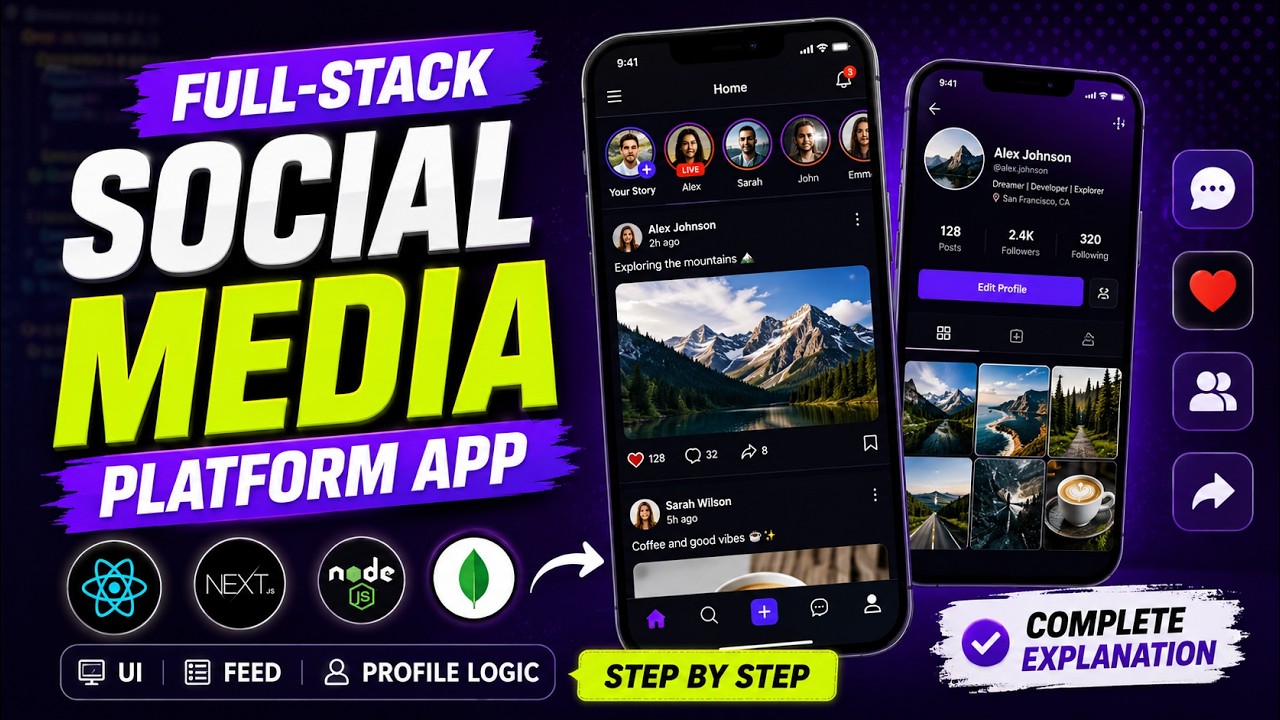 Make Your Own Social Media App Using AI 🔥 | Full Tutorial | No Coding