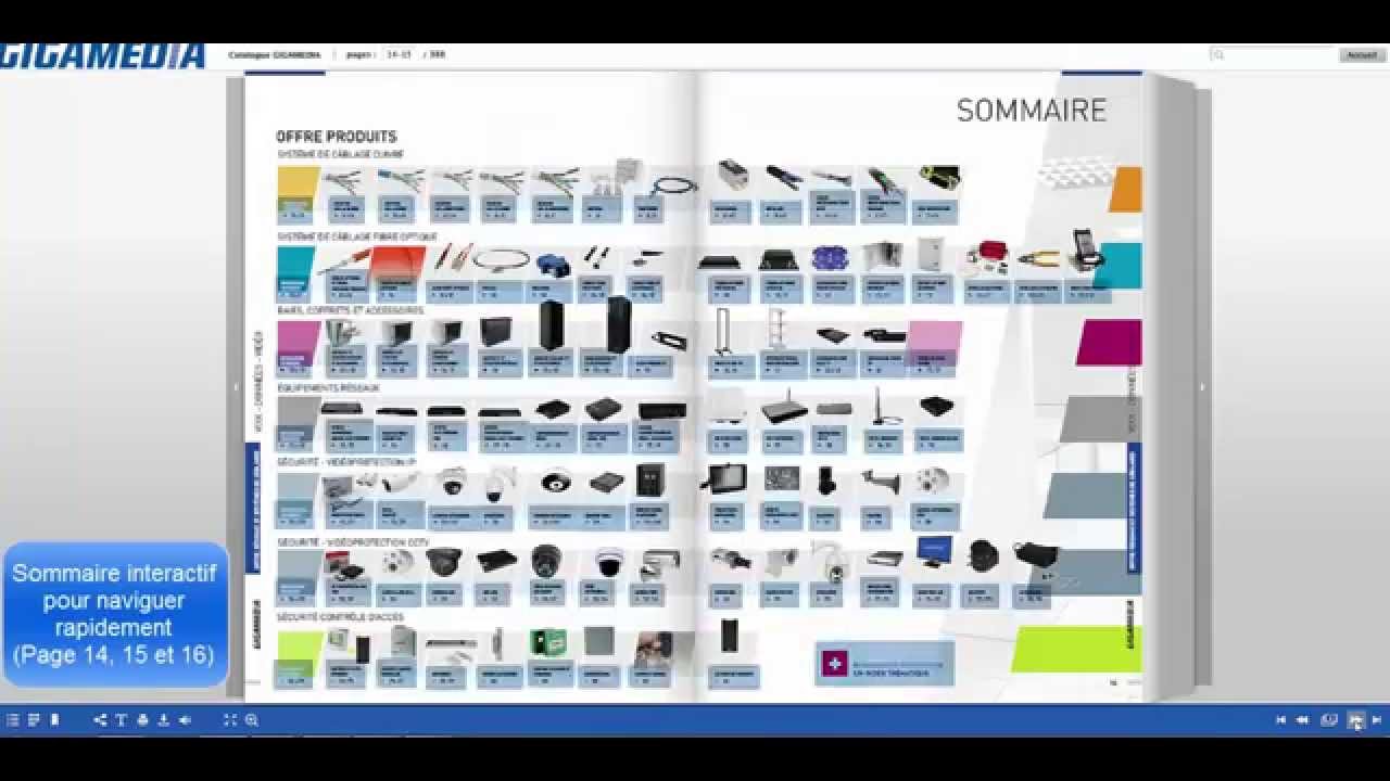 Mode d'emploi du Catalogue interactif  Gigamedia Edition 2015