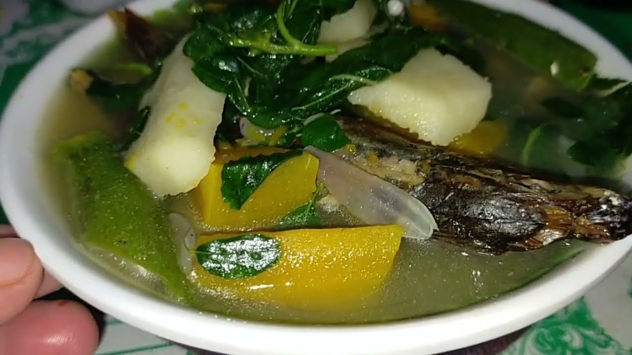 Sinabawang Gulay with Tinapa(Smoked fish).