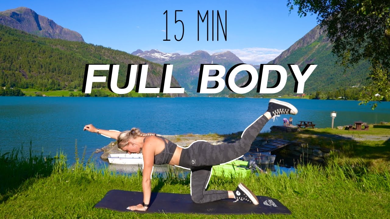 15 MIN FULL BODY WORKOUT! (with dumbbells) #69