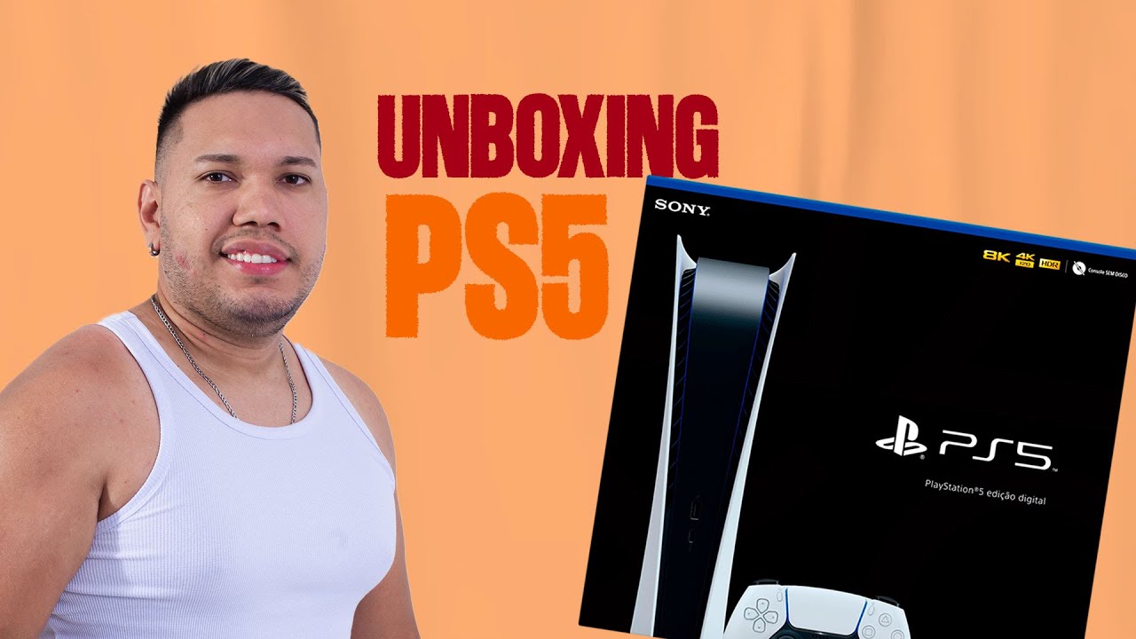 COMPREI PS5 DA BLACK FRIDAY UNBOXING PS5