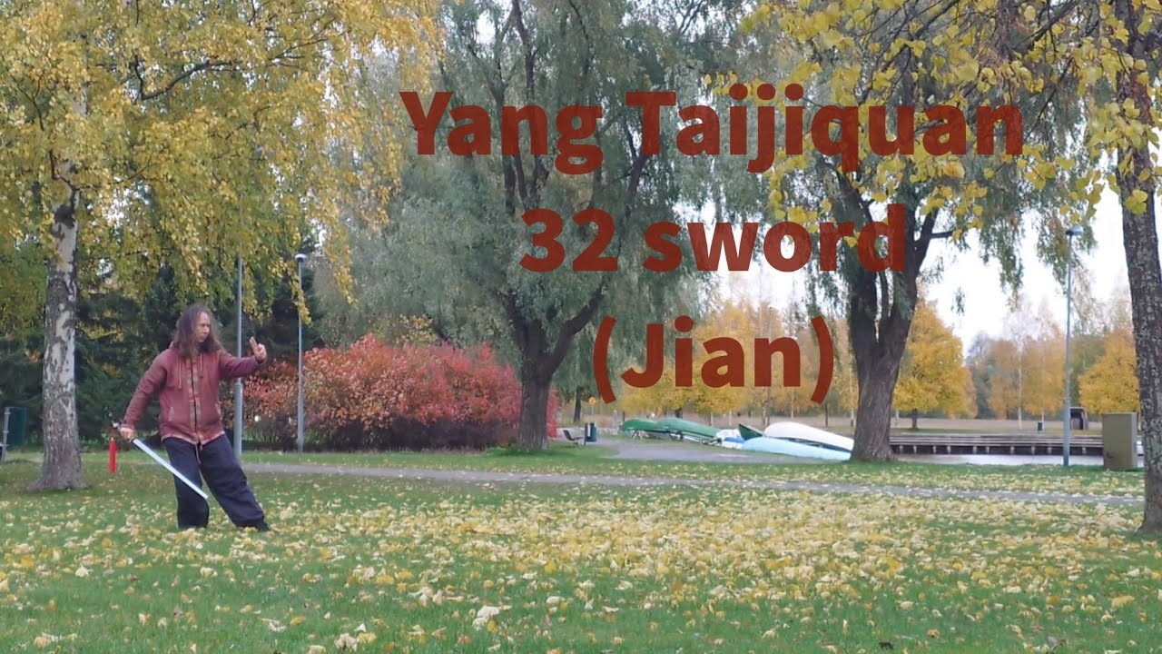 Yang Taijiquan 32-sword (3 version, normal, fast, slow)