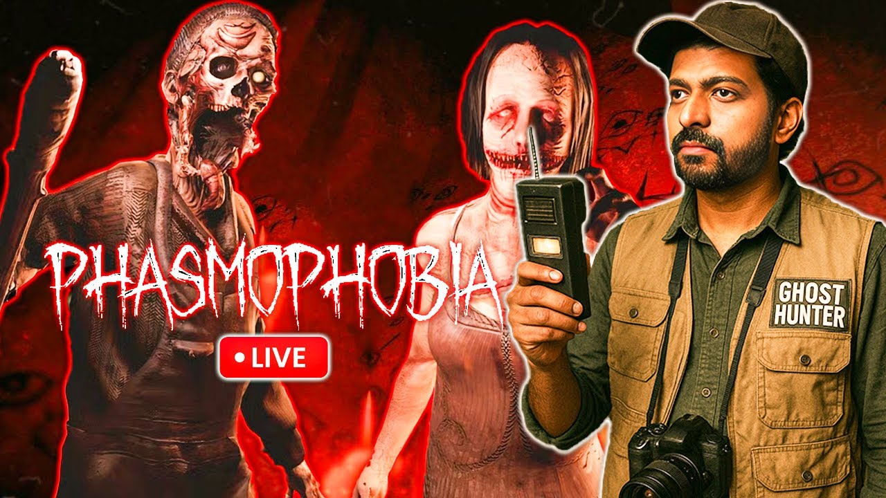We Don’t Run from Ghosts… Usually 😅 | Phasmophobia LIVE
