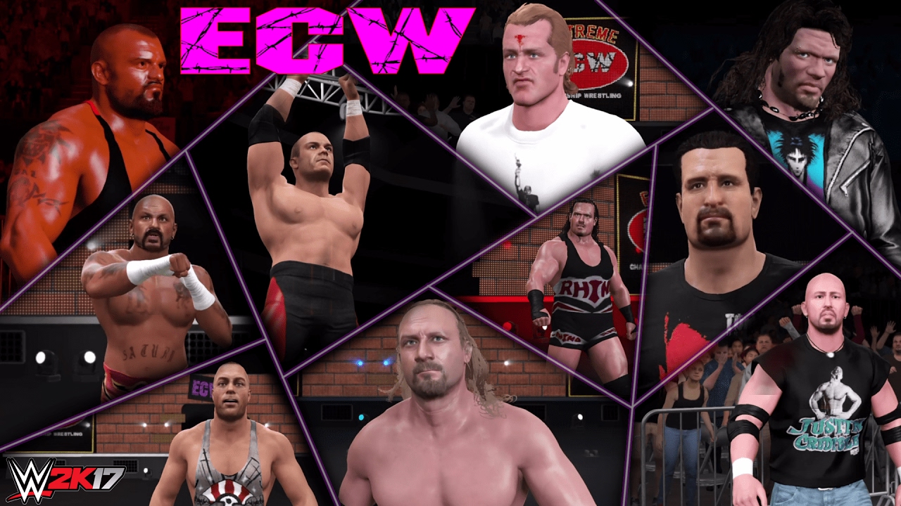 WWE 2K17 - 10 ECW CAWS That Will Blow Your Mind (Extreme Championship Wrestling)