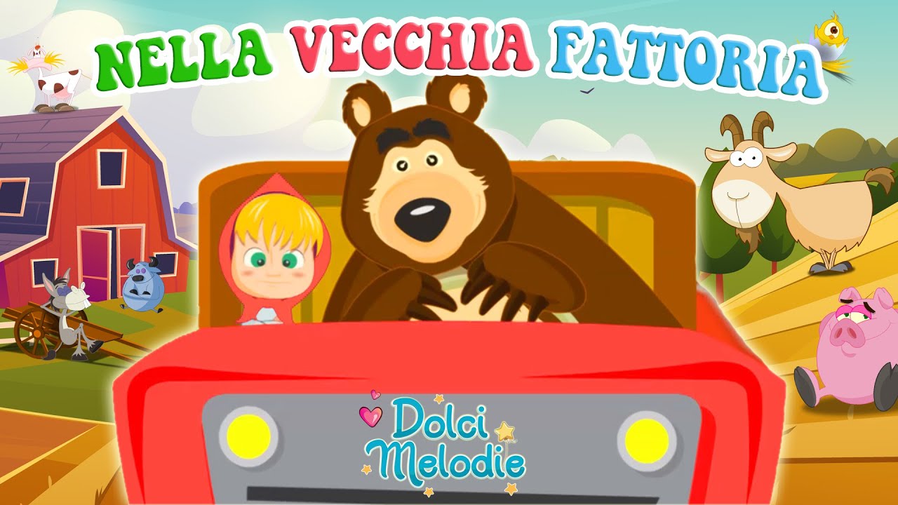 Nella Vecchia Fattoria + 15 minuti di Canzoni per Bambini di Dolci Melodie