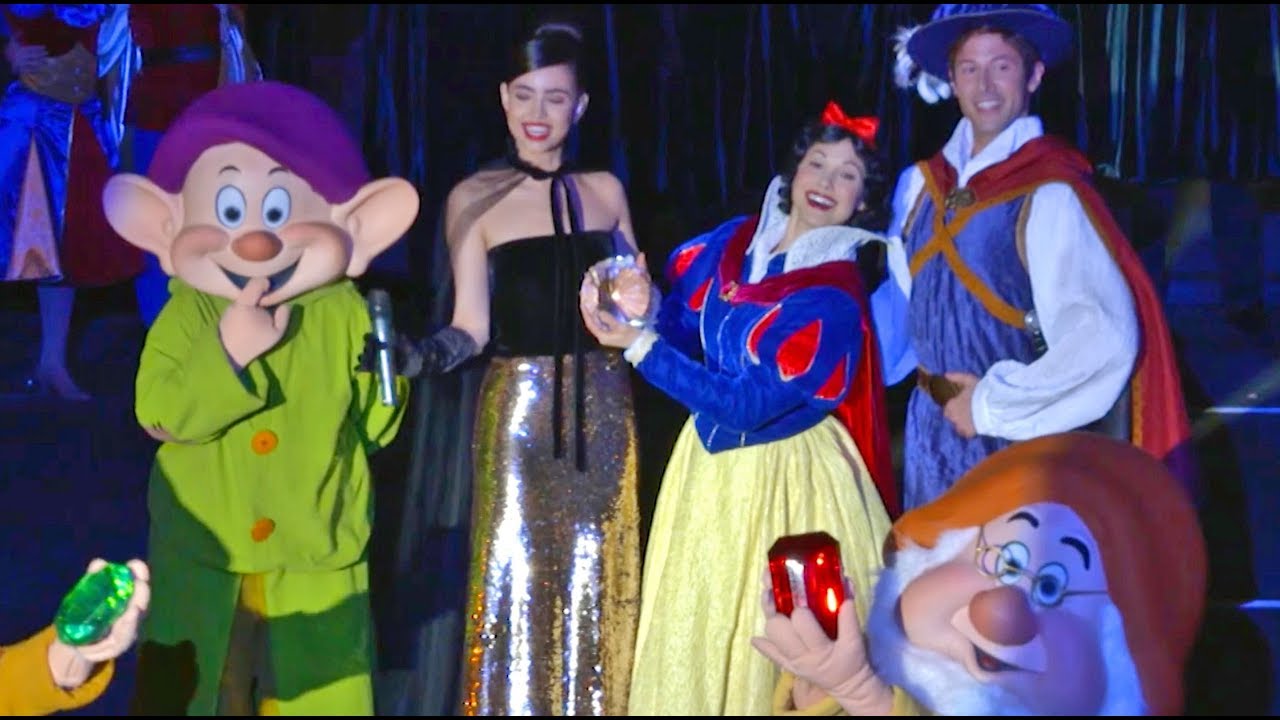 Sofia Carson, Snow White, Seven Dwarfs unveiling of Saks Fifth Avenue Holiday Windows 2017