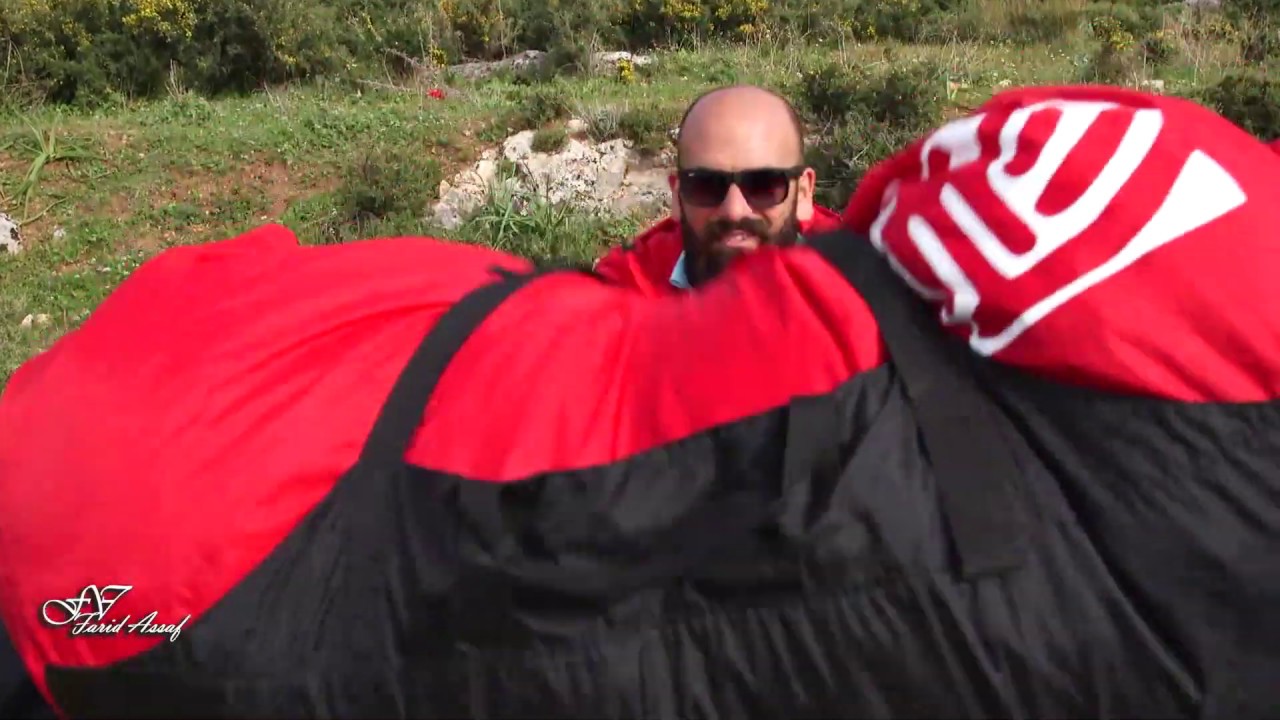 Paragliding in Lebanon, Balamand University