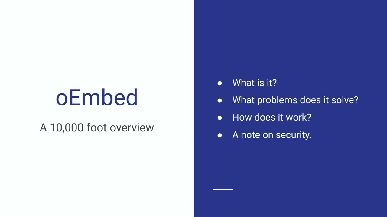 oEmbed: The ecosystem, challenges, and bridging the gaps