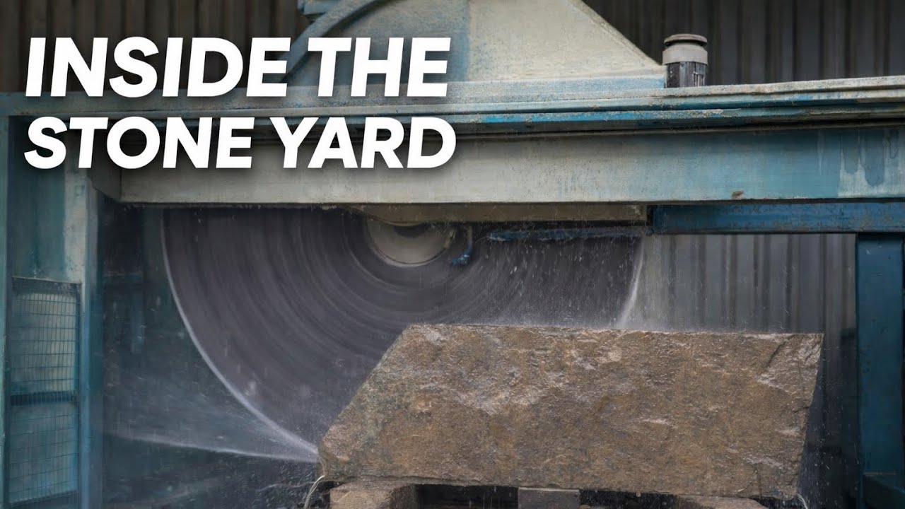 Behind the scenes at my favourite stone yard 👀 