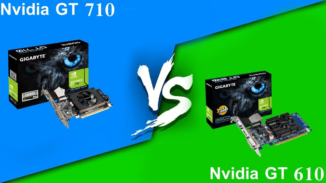 Nvidia GT 710 Vs GT 610 cheap Graphic card with FPS