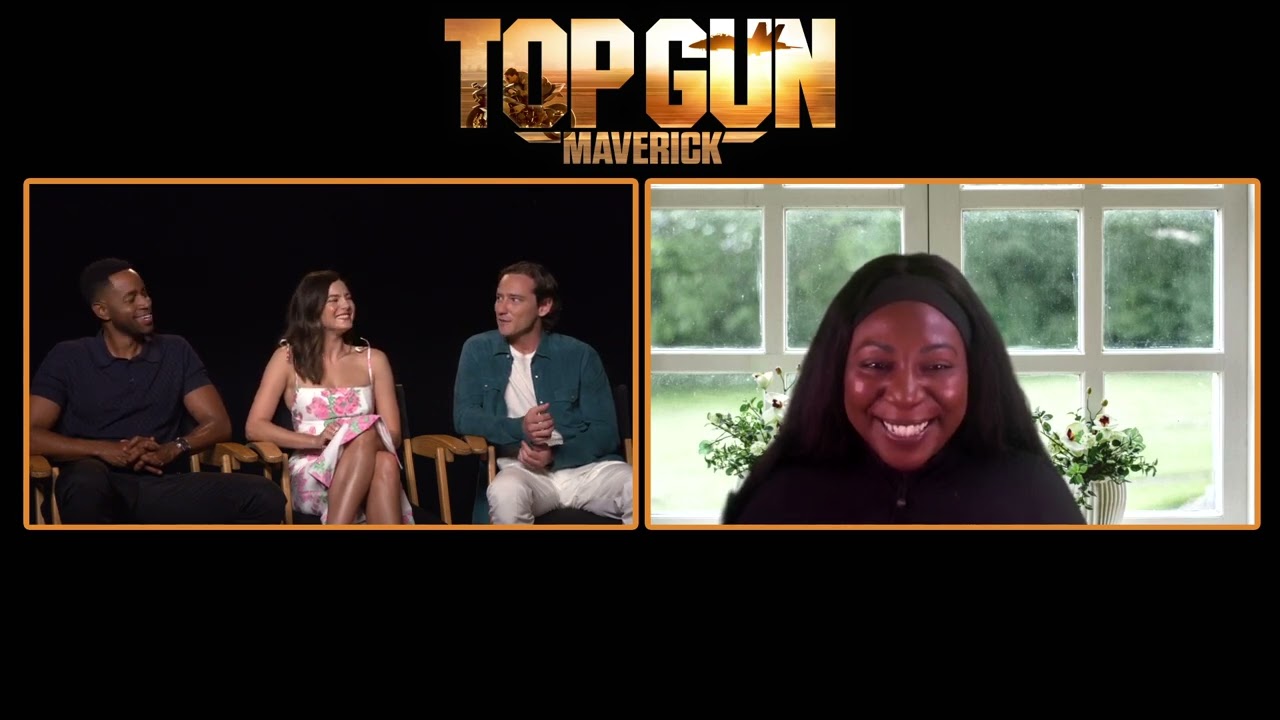 #topgunmaverick An interview with #jayellis #lewispullman and #monicabarbaro