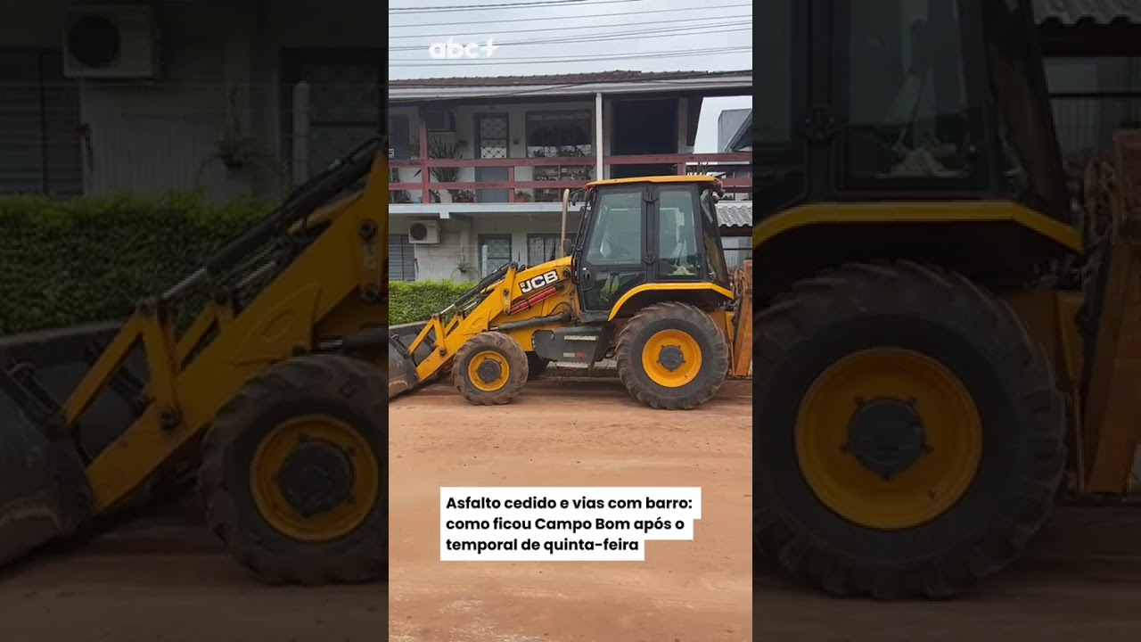 Asfalto cedido e vias com barro: como ficou Campo Bom após o temporal de quinta-feira