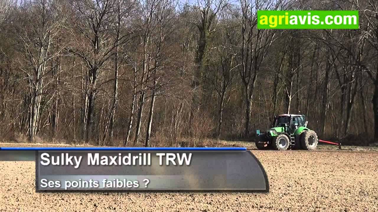 Luc Vermersch donne son avis sur le Sulky Maxidrill TRW