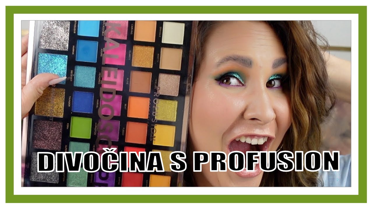 Divočina s Profusion a Flormar z Riano.sk - Paletka Kaleidoscope, make-up Feel Good Skin atď...