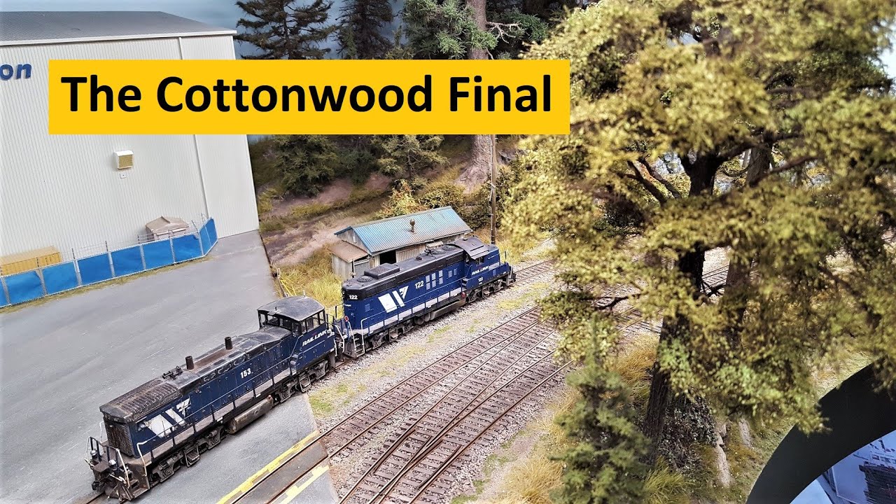 Modeling The New Cotton Wood Final | River Road | Boomer Diorama - Vlog # 165