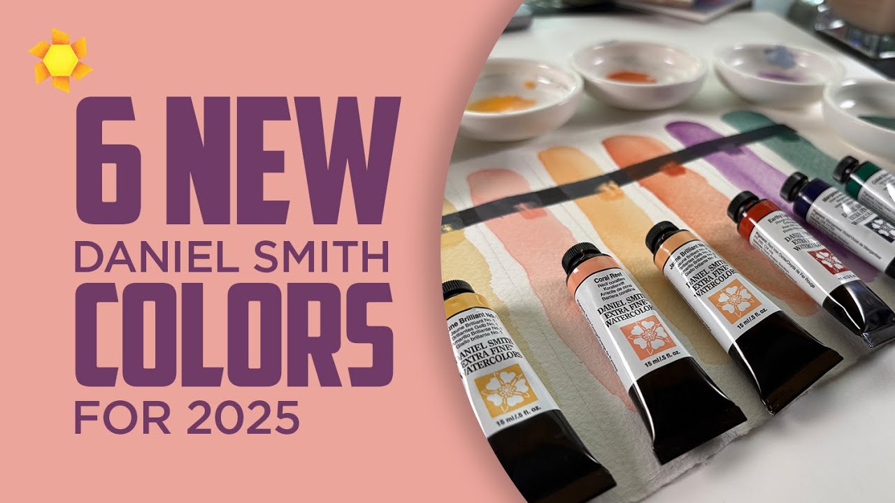 Swatching 6 New Daniel Smith Watercolors  (part 1)