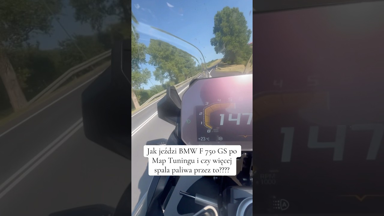 Jak jeździ BMW F 750 GS po Map Tuningu i czy więcej spala paliwa przez to???? #husator #opole