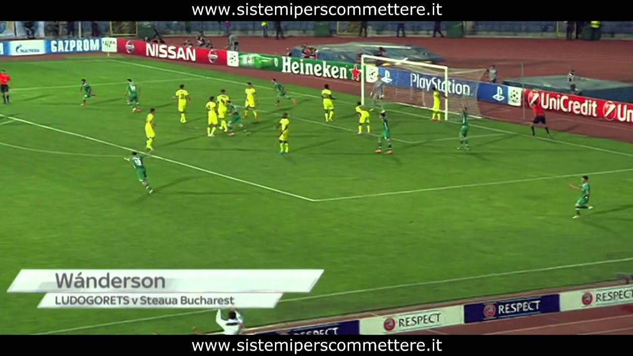 EuroGoal Wanderson LUDOGORETS v Steaua Bucharest HD   alexu888.blogspot.com