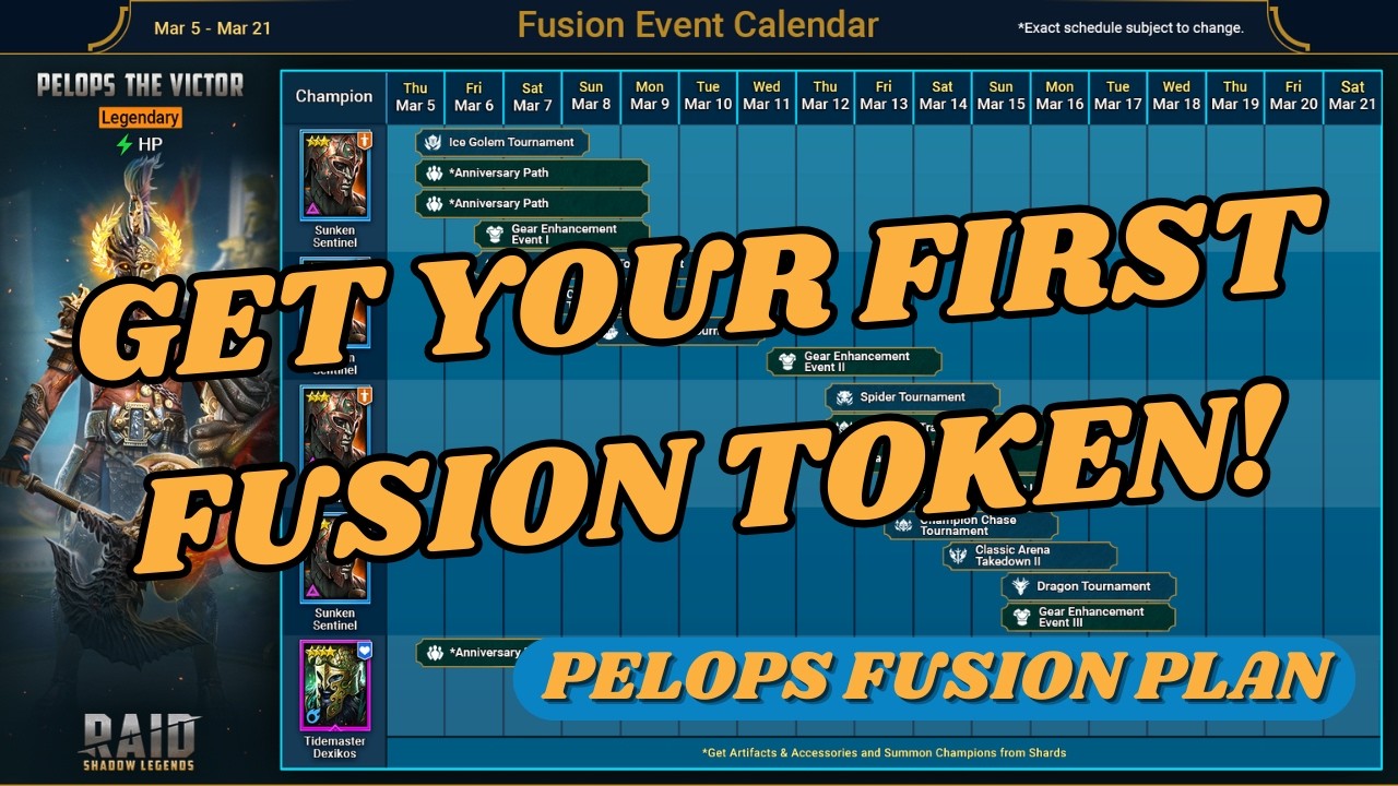 Pelops The Victor Fusion Plan! | Fusions | RAID: Shadow Legends