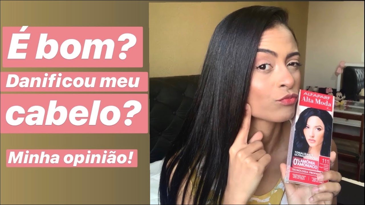 PRETO AZULADO - TONALIZANTE ALFAPARF ALTA MODA | RESENHA