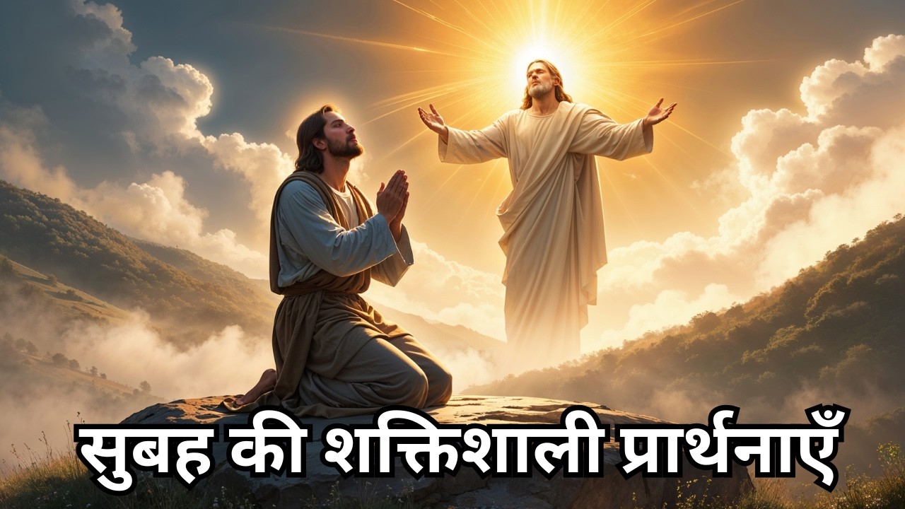 सुबह की शक्तिशाली प्रार्थनाएँ 🙏 | यीशु की कृपा से दिन की शुरुआत | Morning Prayer with Jesus