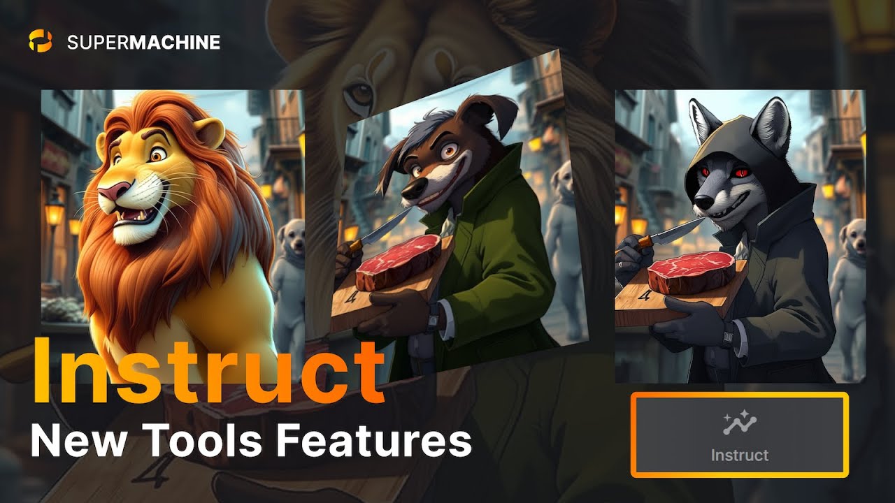 Say Goodbye to Photoshop: Effortless Editing with Supermachine's Instruct Tool