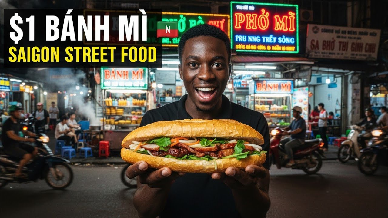 IRL Live: Famous Saigon Bánh Mì 🇻🇳 | Only $1 in Ho Chi Minh City