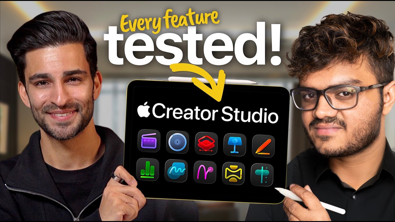 We Tested ALL Apple Creator Studio Apps on iPad — Worth it? 🤔💻